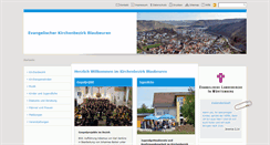 Desktop Screenshot of kirchenbezirk-blaubeuren.de
